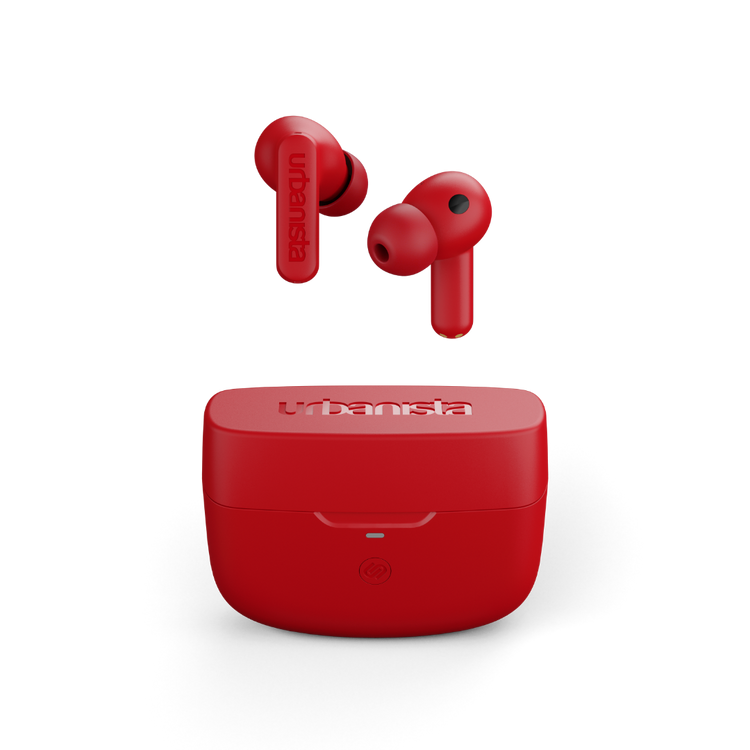 Image of Urbanista Atlanta Trådlösa Hörlurar In-Ear, Vibrant Red