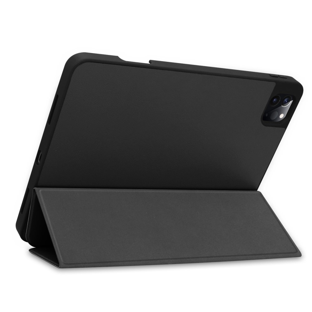 iPad Pro 11 1st Gen (2018) Tri-fold Fodral med pennhållare, svart
