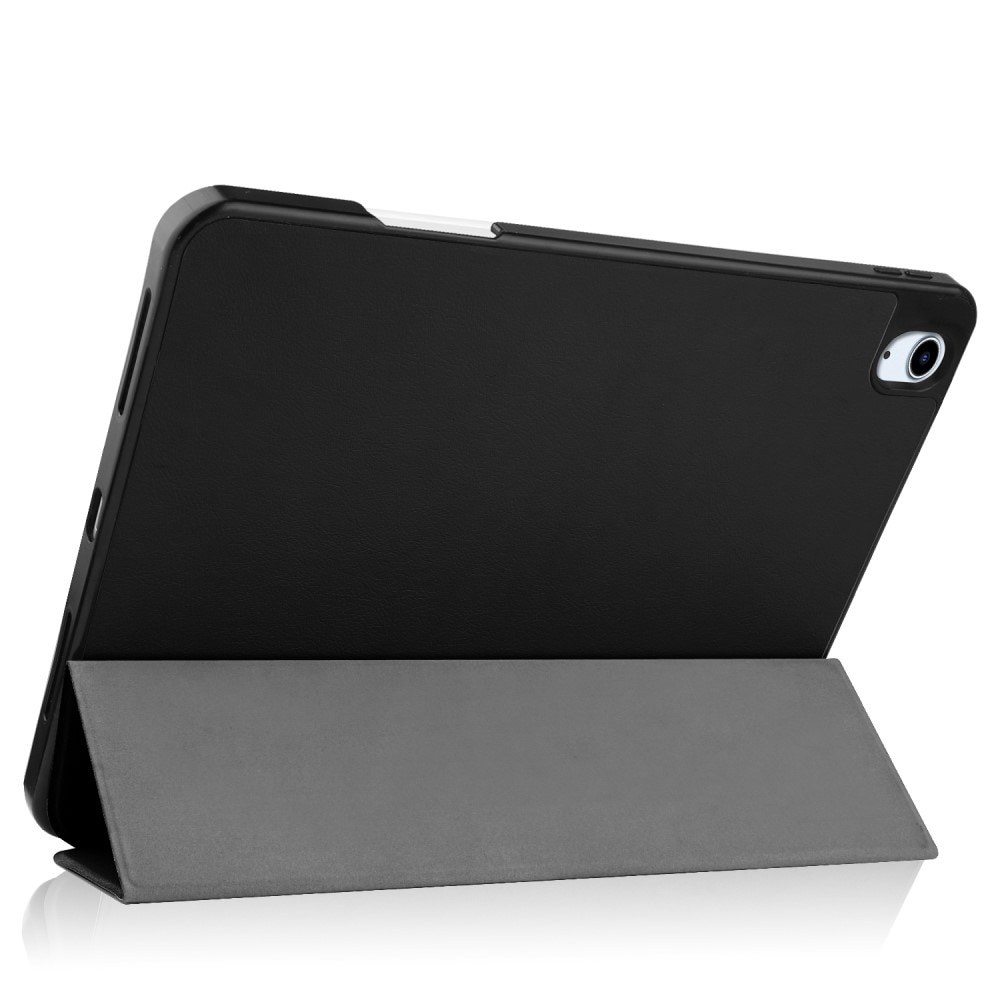 iPad Air 10.9 5th Gen (2022) Tri-fold Fodral med pennhållare, svart