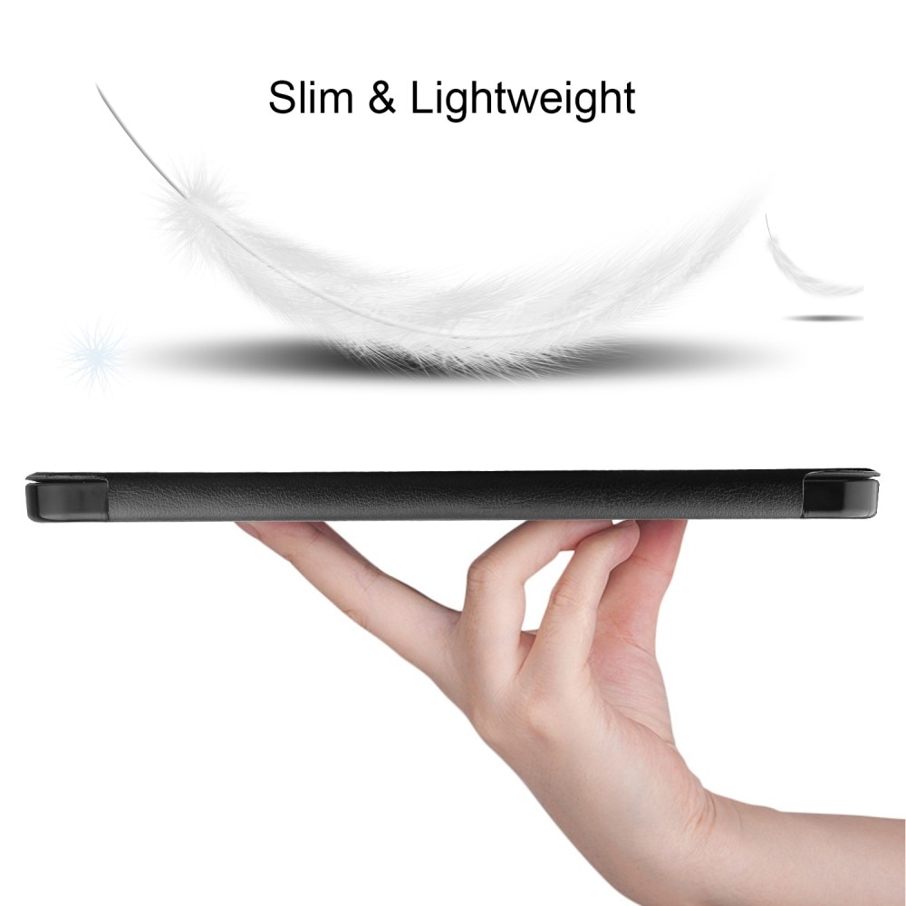 iPad Air 10.9 5th Gen (2022) Tri-fold Fodral med pennhållare, svart