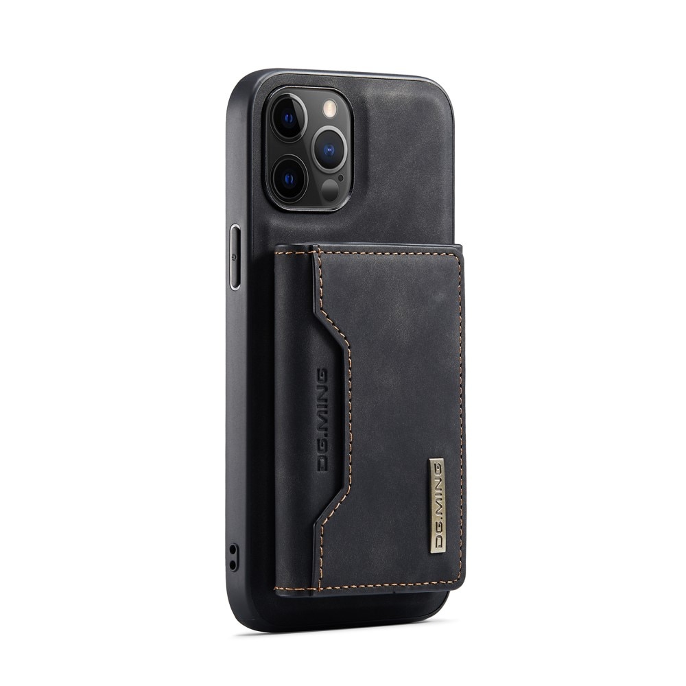 iPhone 12/12 Pro Skal med avtagbar plånbok, svart