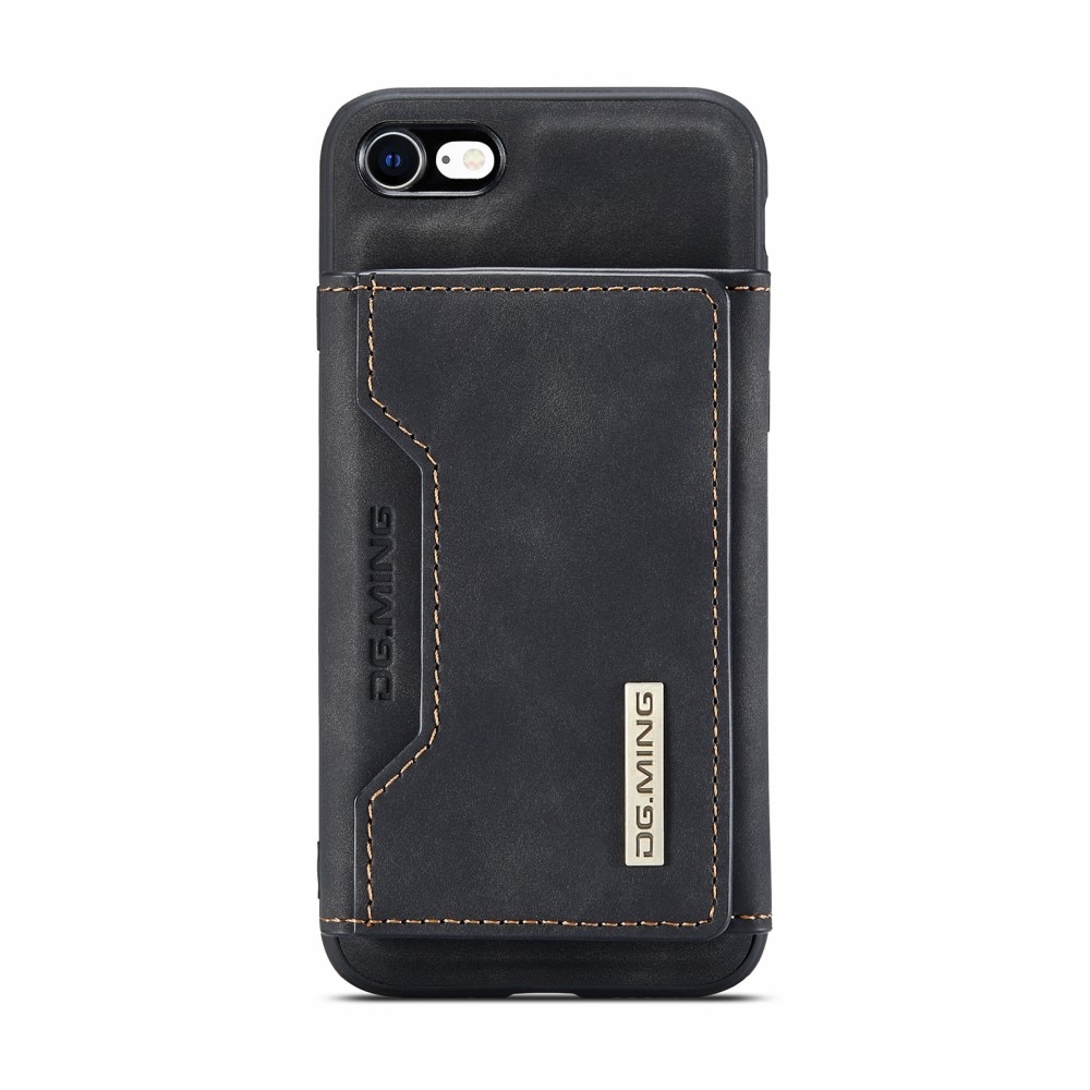 iPhone SE (2022) Skal med avtagbar plånbok, svart