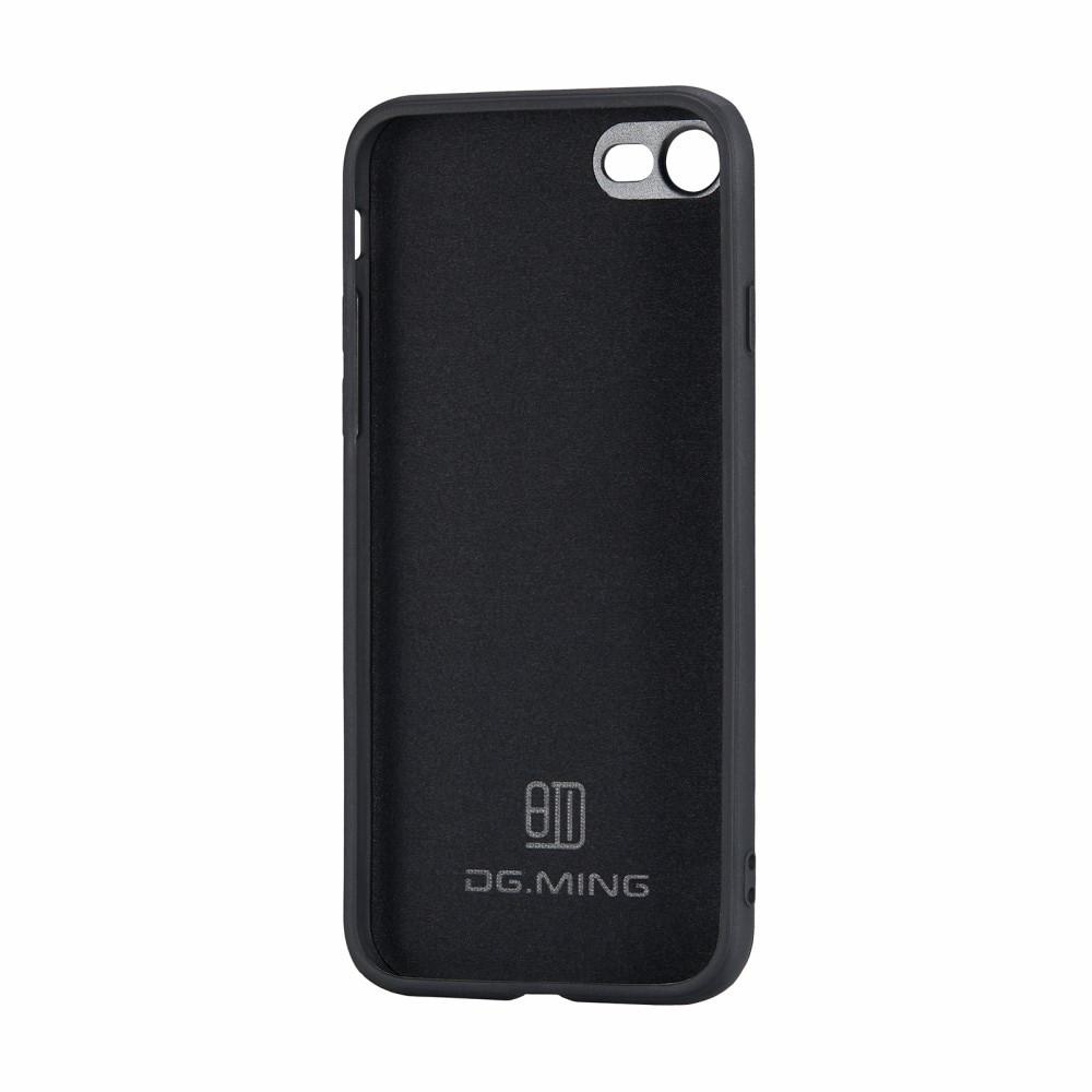 iPhone 7 Skal med avtagbar plånbok, svart