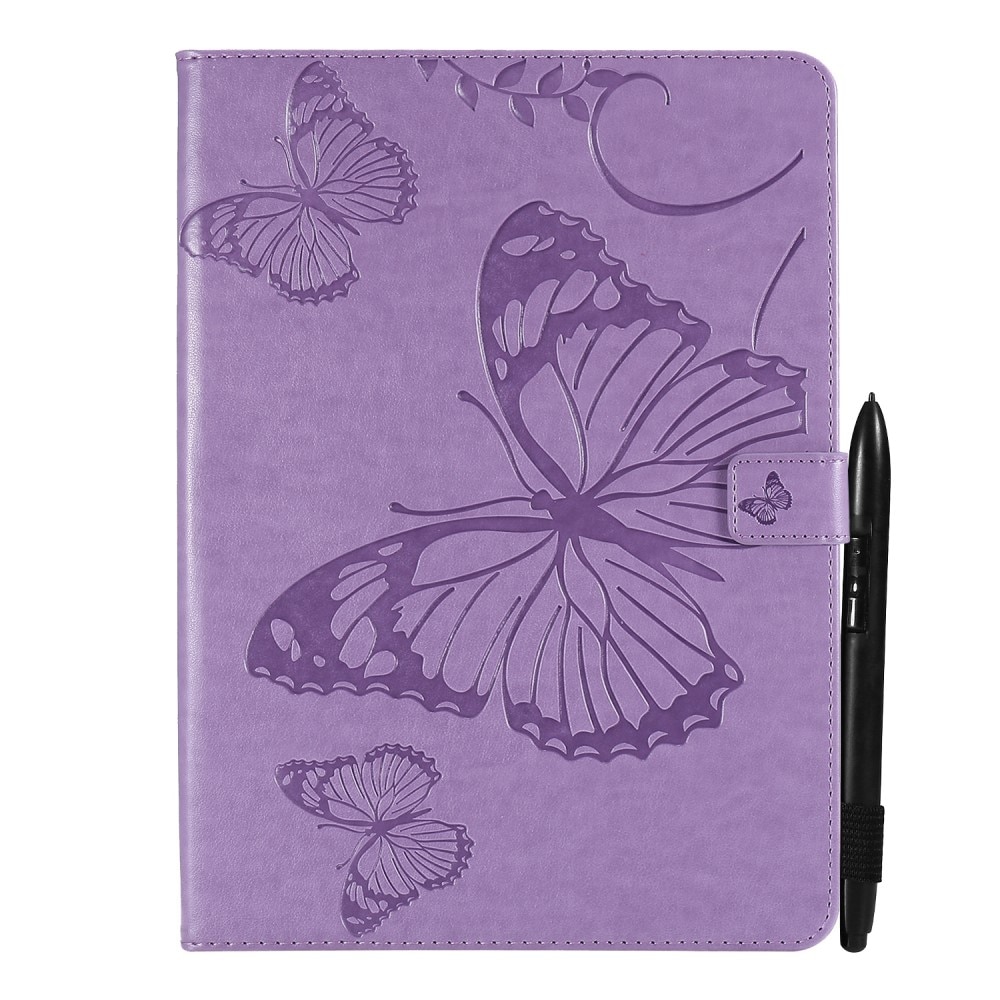 iPad Mini 6th Gen (2021) Fodral med fjärilar, lila
