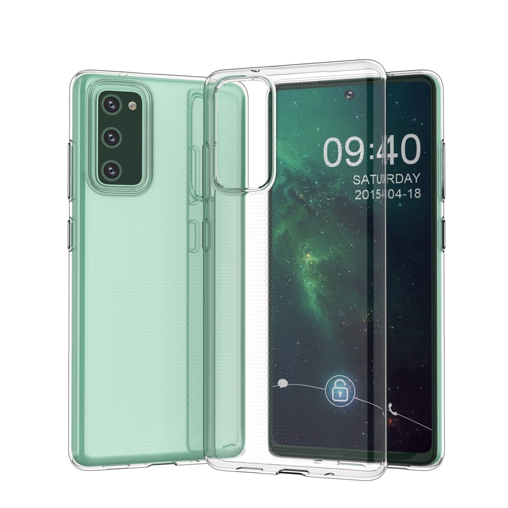 Samsung Galaxy S20 FE Tunt TPU-skal, transparent