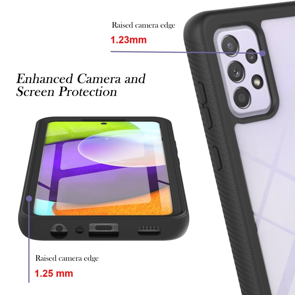 Samsung Galaxy A52/A52s Mobilskal Full Protection, svart