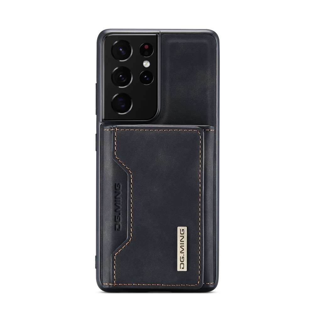 Samsung Galaxy S21 Ultra Skal med avtagbar plånbok, svart