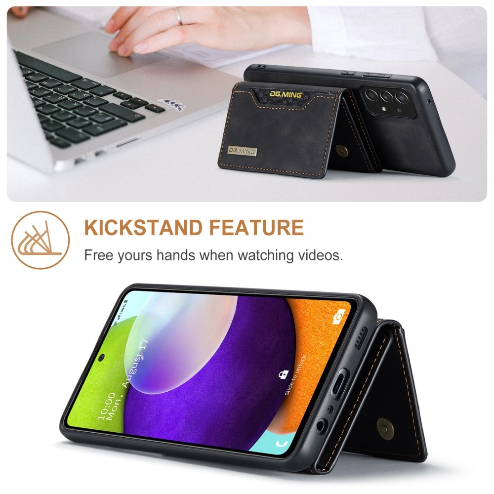 Samsung Galaxy A52/A52s Skal med avtagbar plånbok, svart