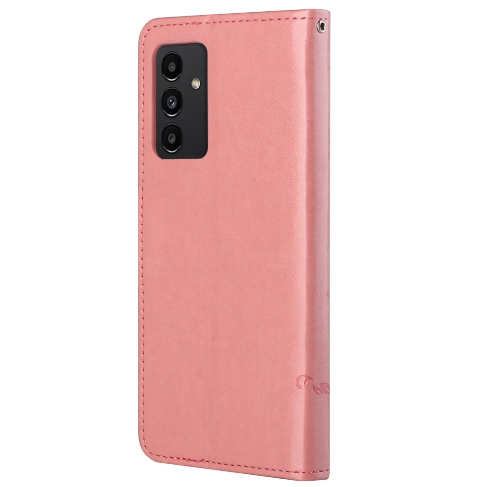 Galaxy A13 Mobilfodral med fjärilar, rosa