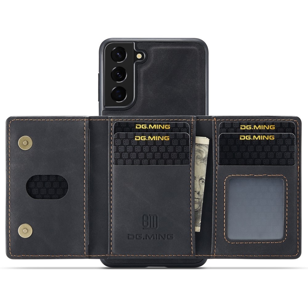 Samsung Galaxy S22 Plus Skal med avtagbar plånbok, svart