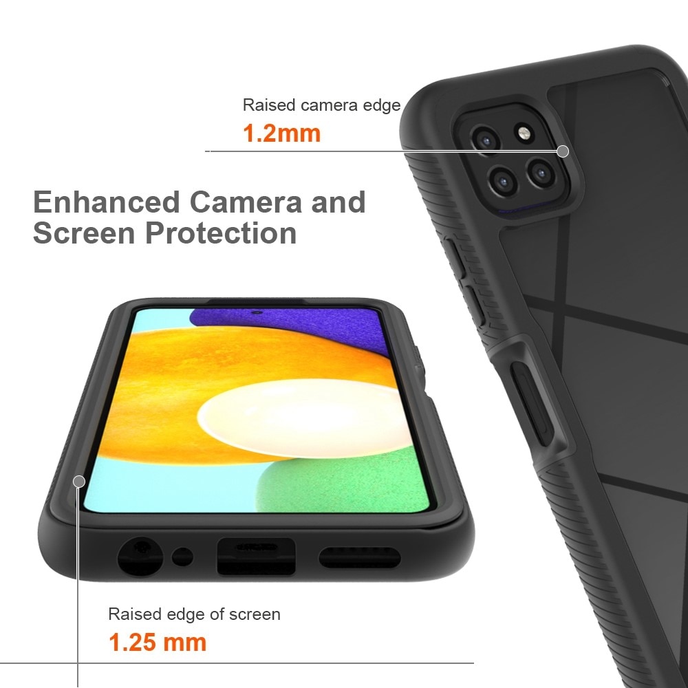 Samsung Galaxy A22 5G Mobilskal Full Protection, svart