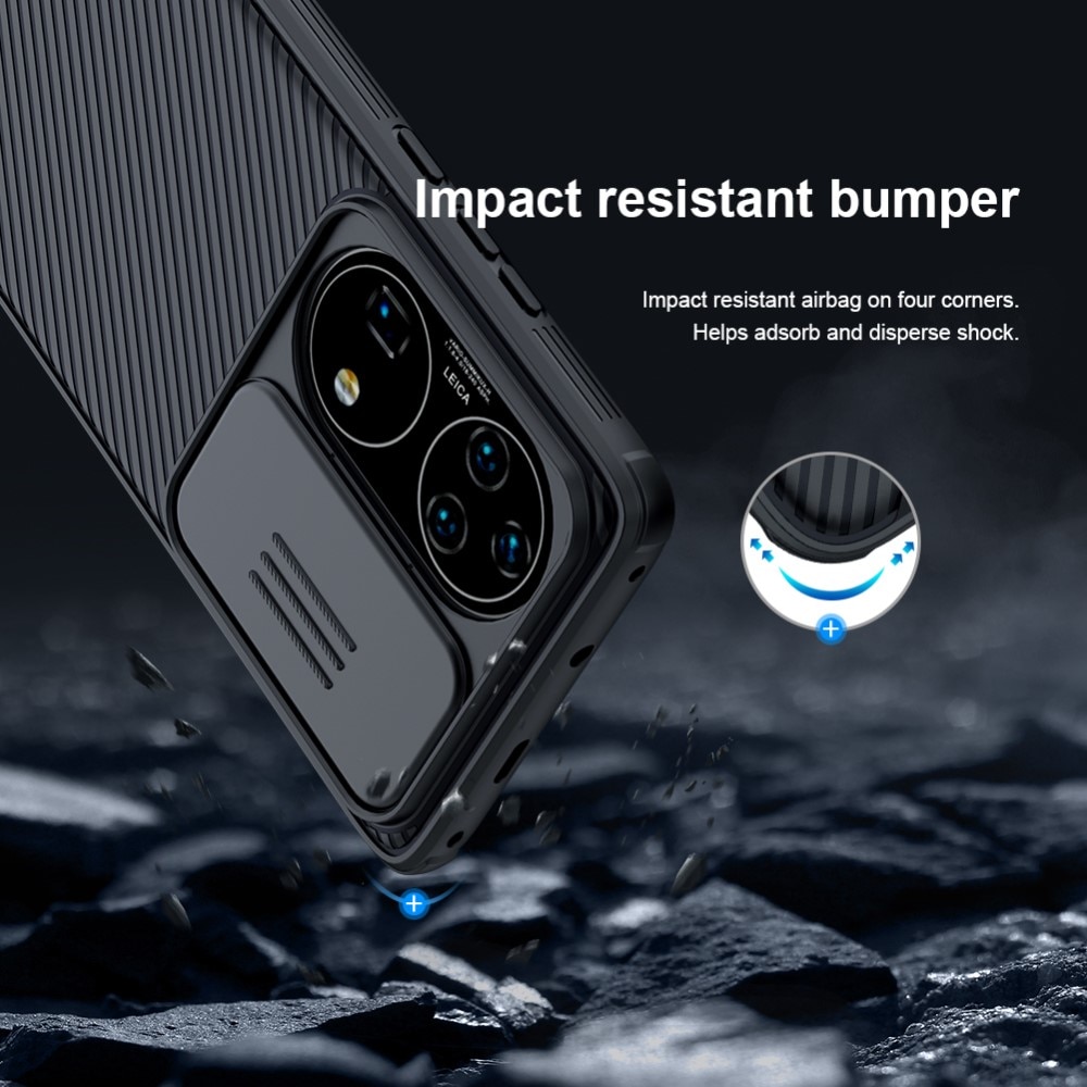 Huawei P50 Pro Skal med kameraskydd - CamShield, svart