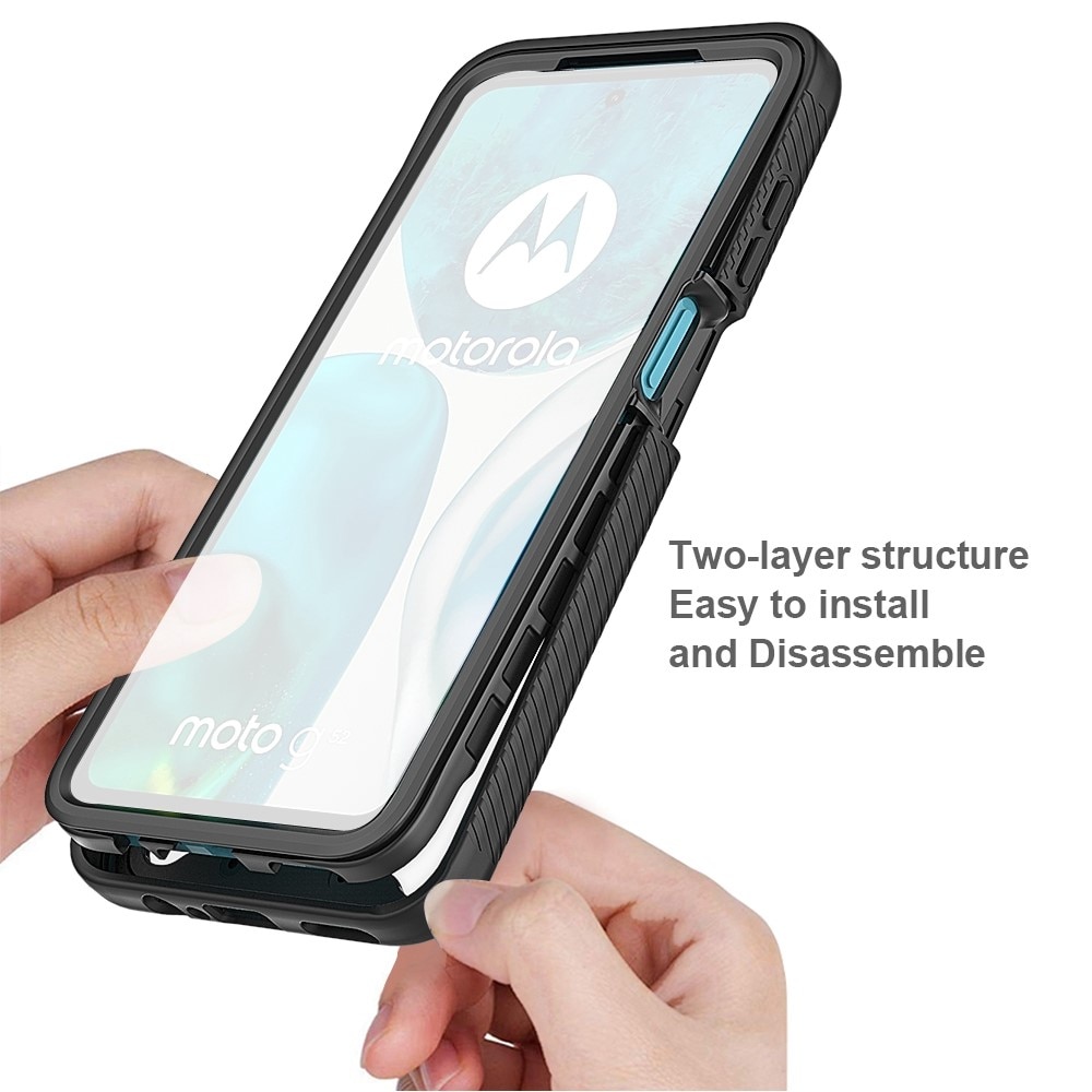 Motorola Moto G52 Mobilskal Full Protection, svart