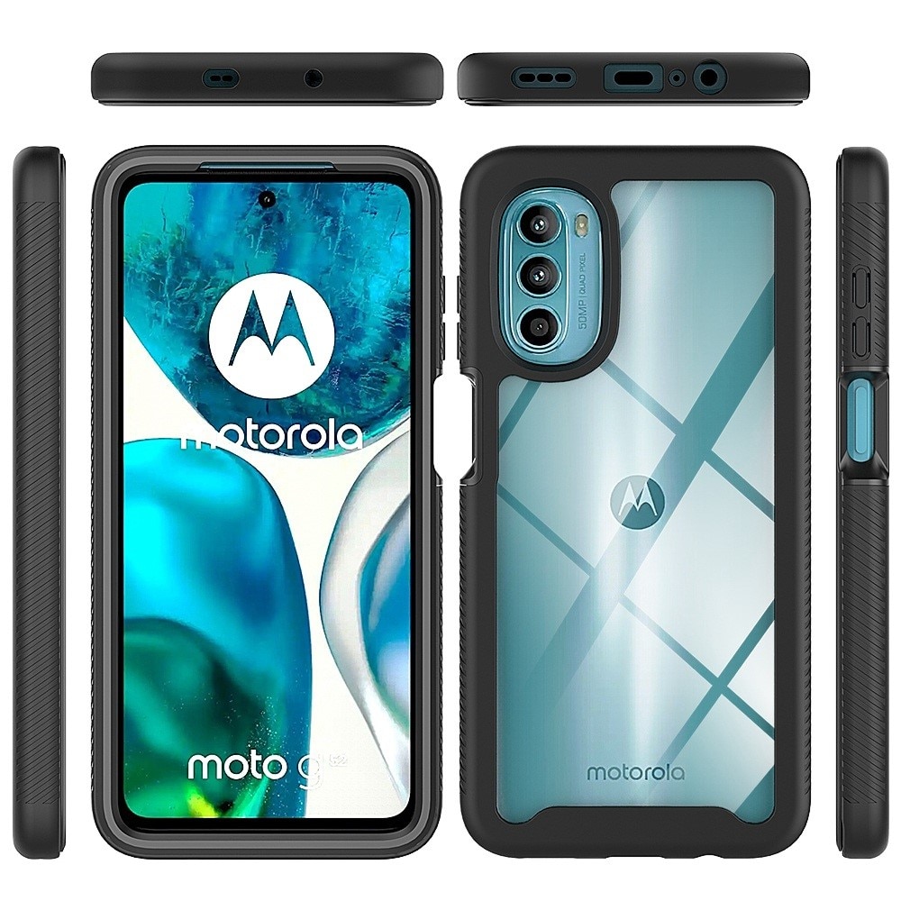 Motorola Moto G52 Mobilskal Full Protection, svart