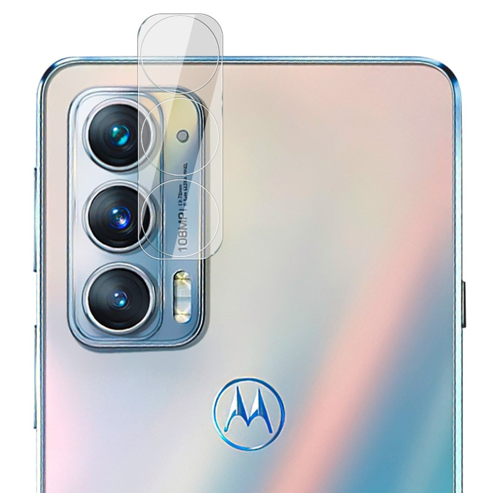 Motorola Edge 20 Kameraskydd i glas