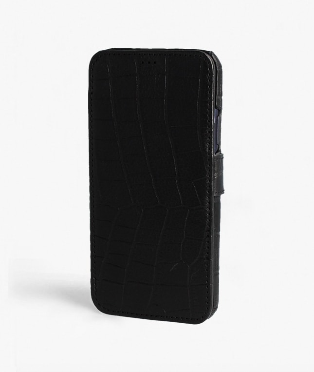 iPhone 11 Pro Max Plånboksfodral Lizard Black