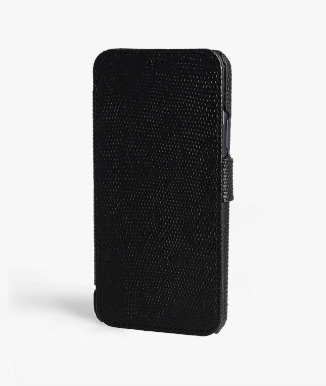 iPhone 11 Pro Max Plånboksfodral Lizard Black