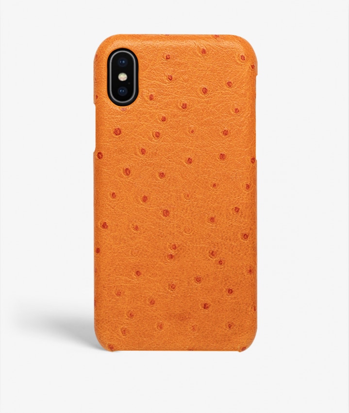 iPhone X/XS Skal Ostrich Orange