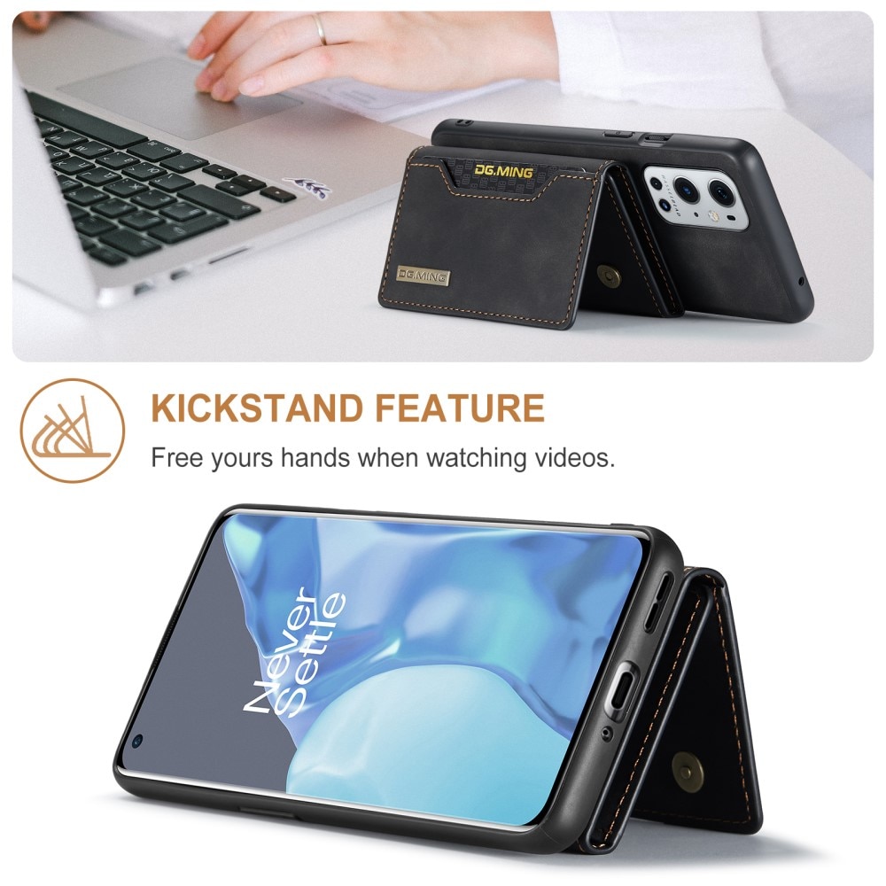 OnePlus 9 Pro Skal med avtagbar plånbok, svart