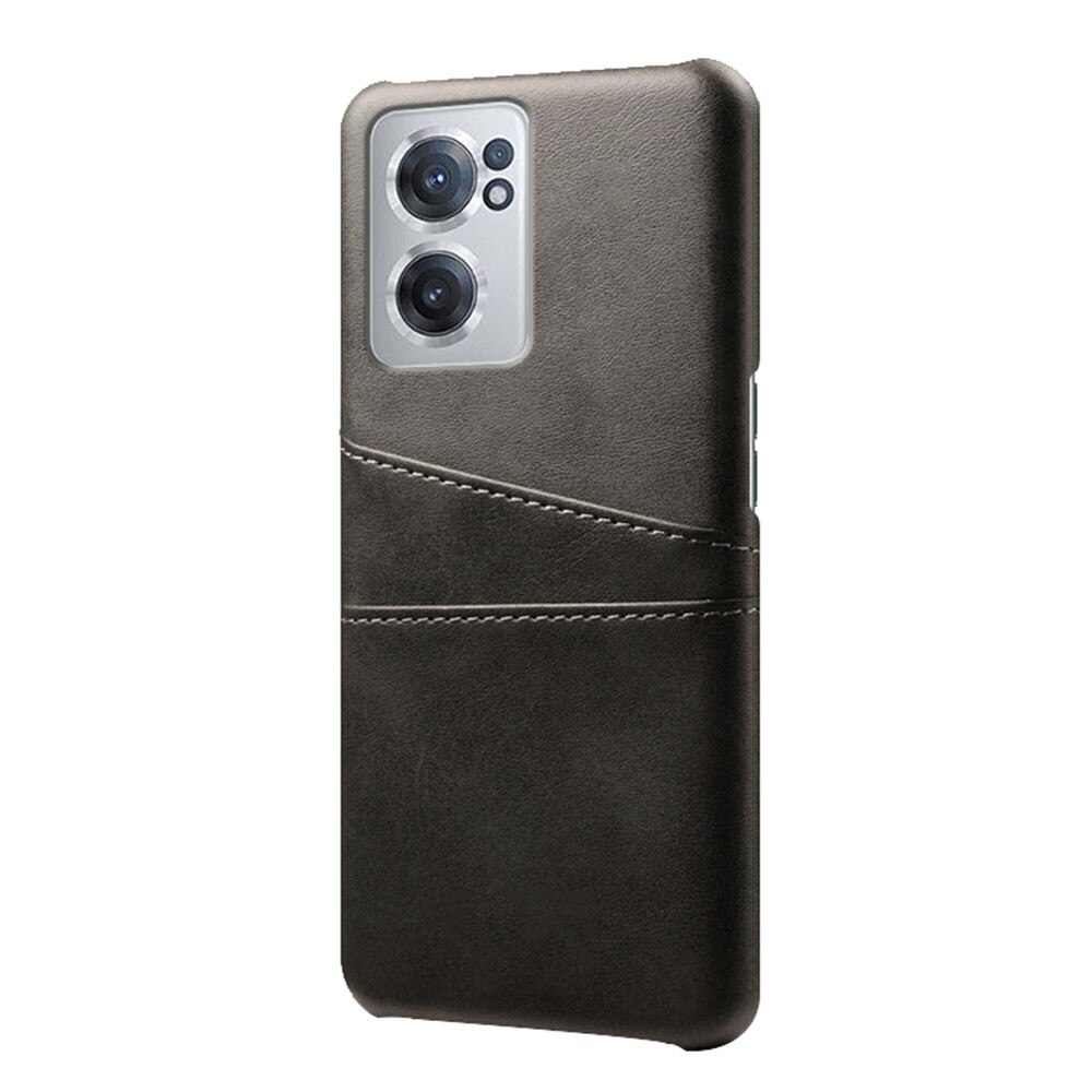 OnePlus Nord CE 2 5G Snyggt skal med 2 kortfack, svart
