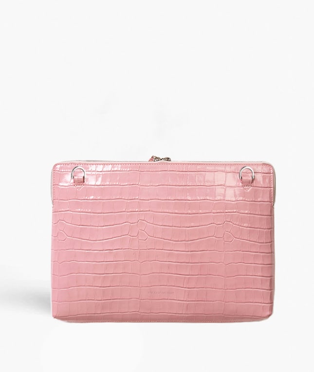 Laptopväska 15" Croco Pink