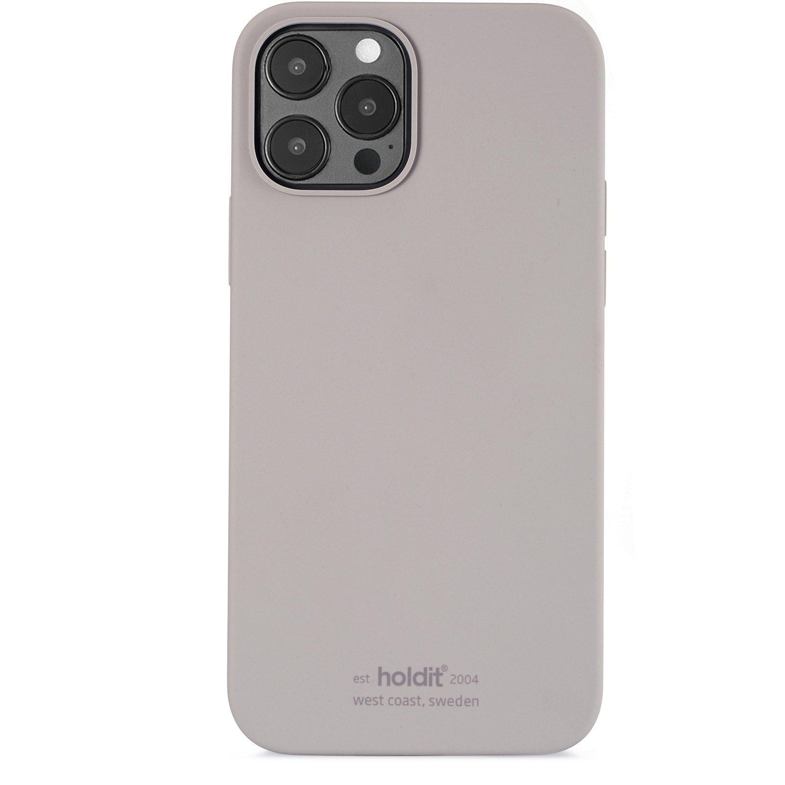 iPhone 12/12 Pro Silicone Case, Taupe