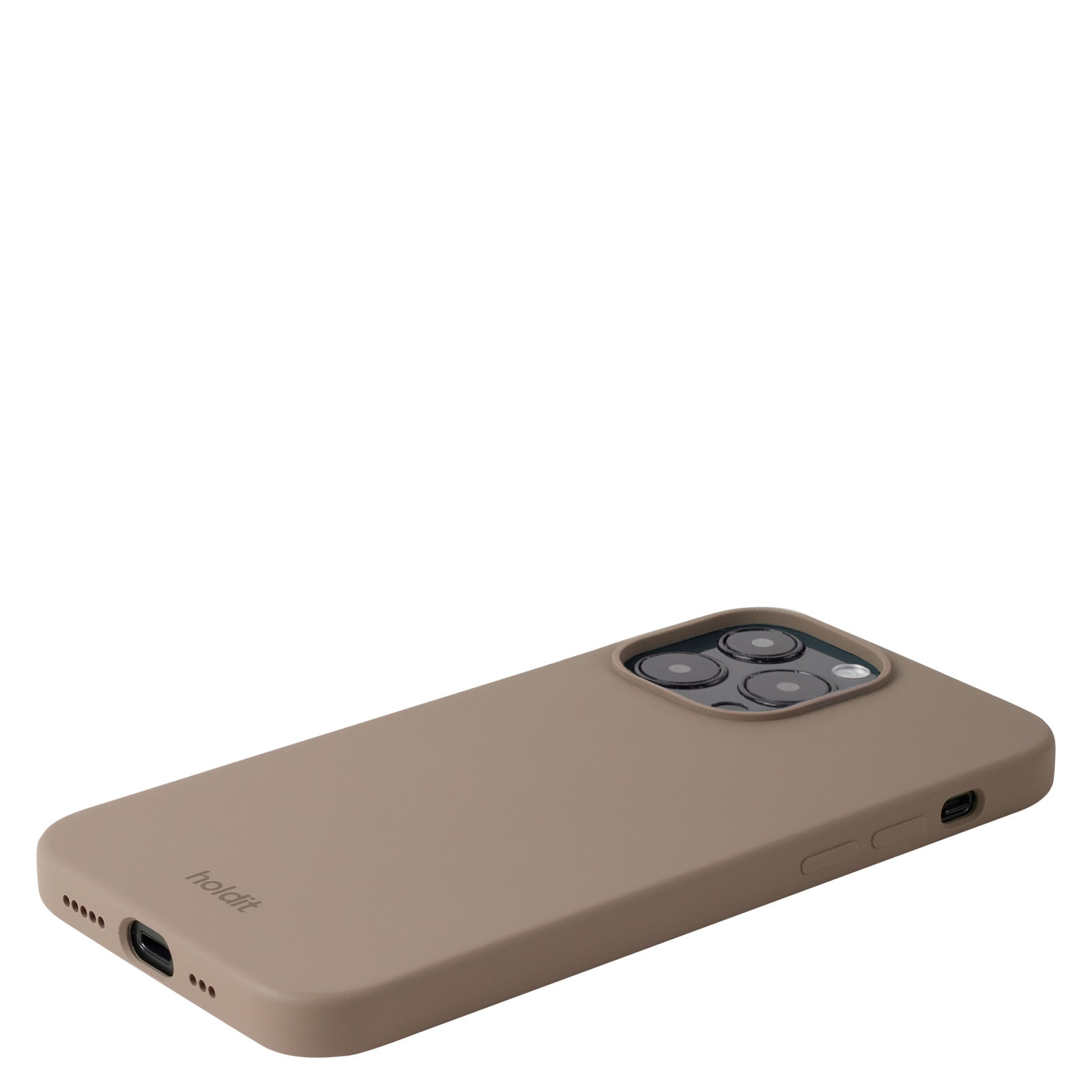 iPhone 14 Pro Max Silicone Case, Mocha Brown