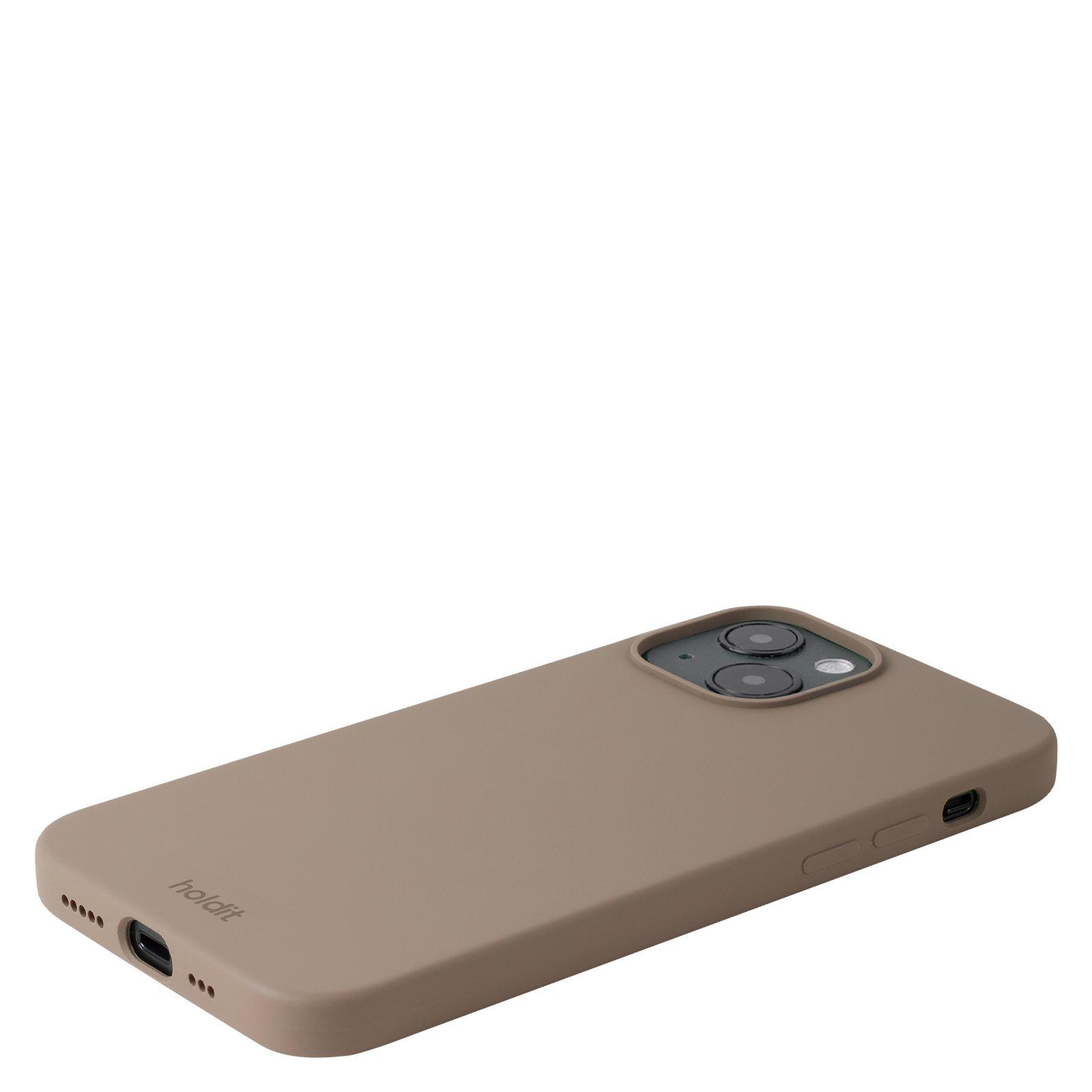 iPhone 16 Silicone Case, Mocha Brown