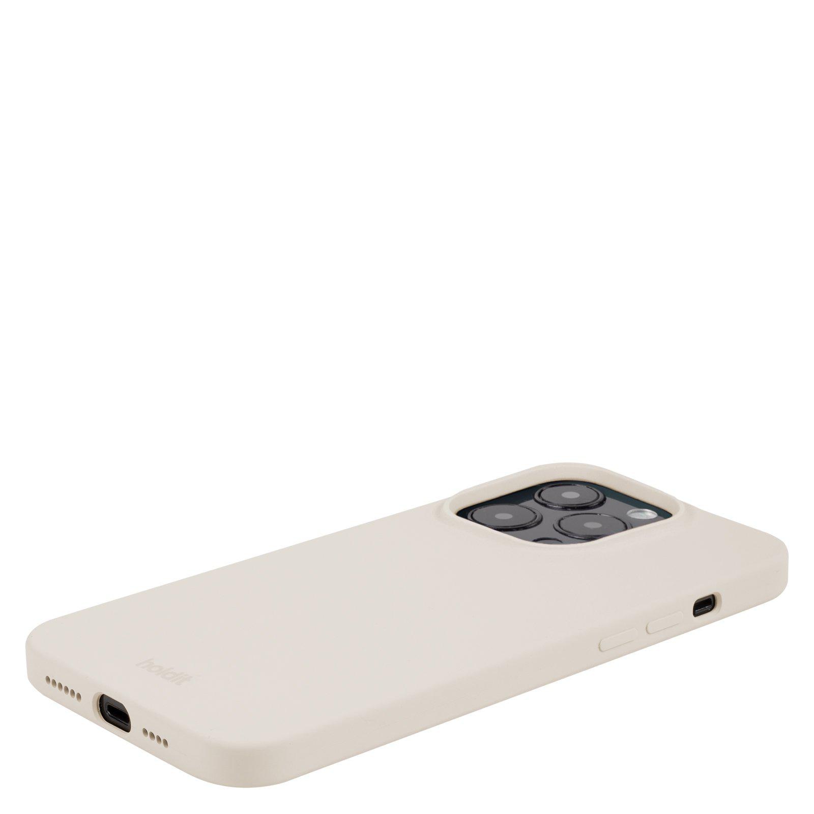 iPhone 15 Pro Silicone Case, Light Beige
