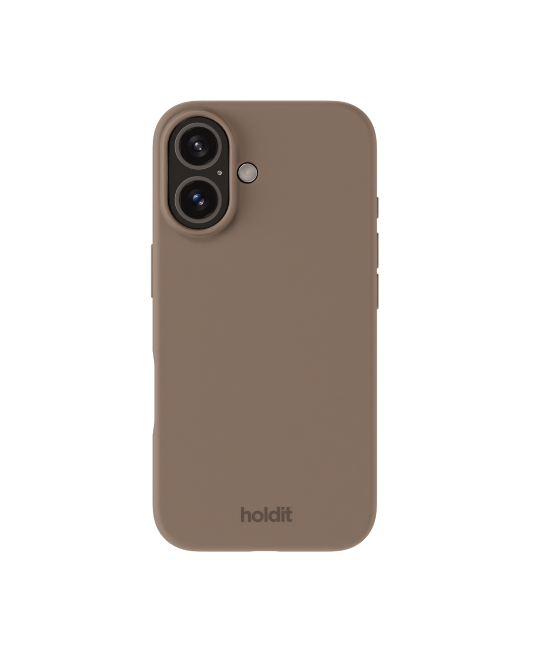 iPhone 16 Silicone Case, Mocha Brown