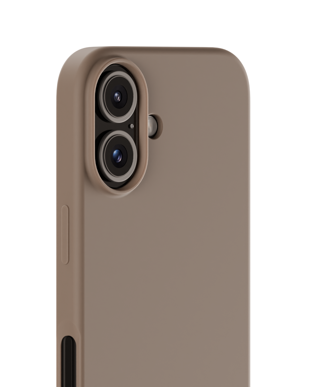 iPhone 16 Silicone Case, Mocha Brown