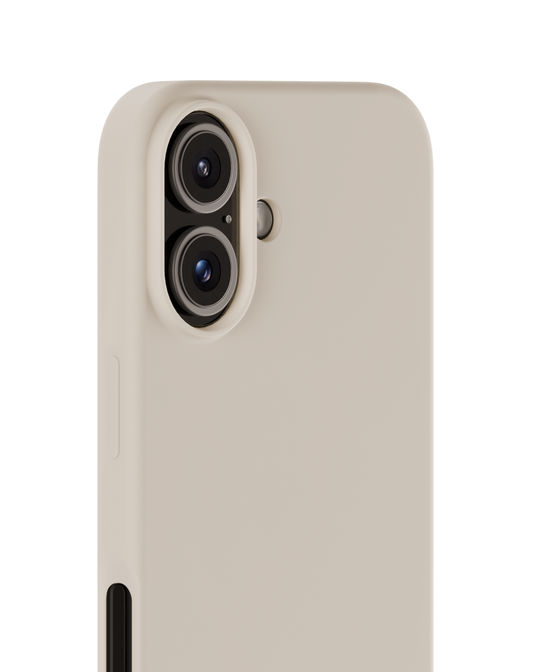 iPhone 16 Silicone Case, Light Beige