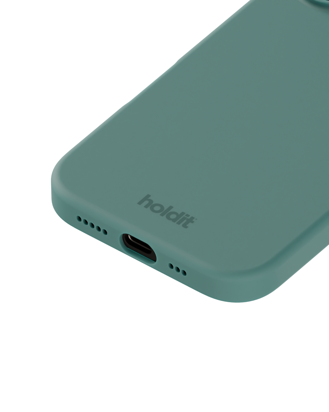 iPhone 16 Silicone Case, Moss Green