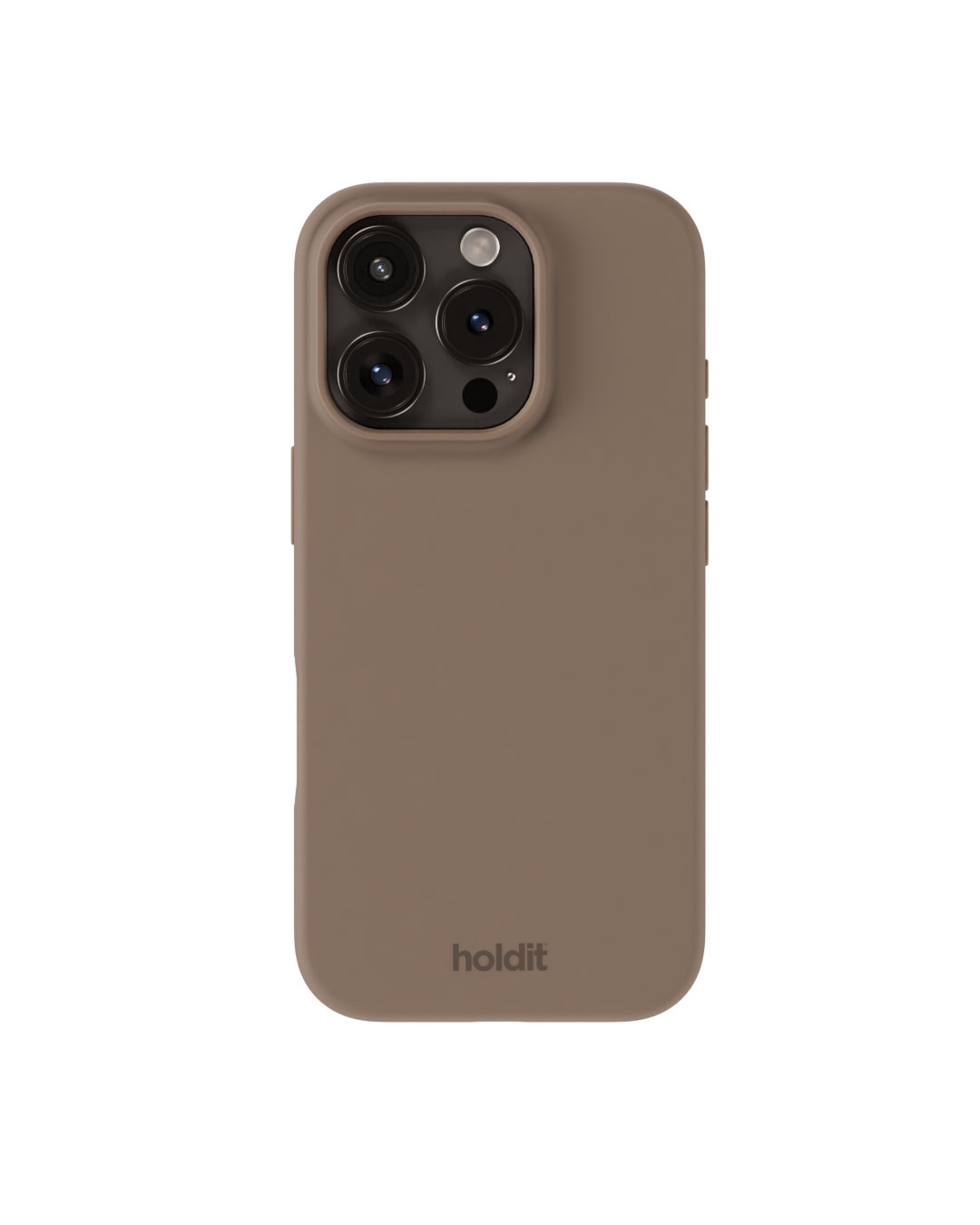 iPhone 16 Pro Silicone Case, Mocha Brown