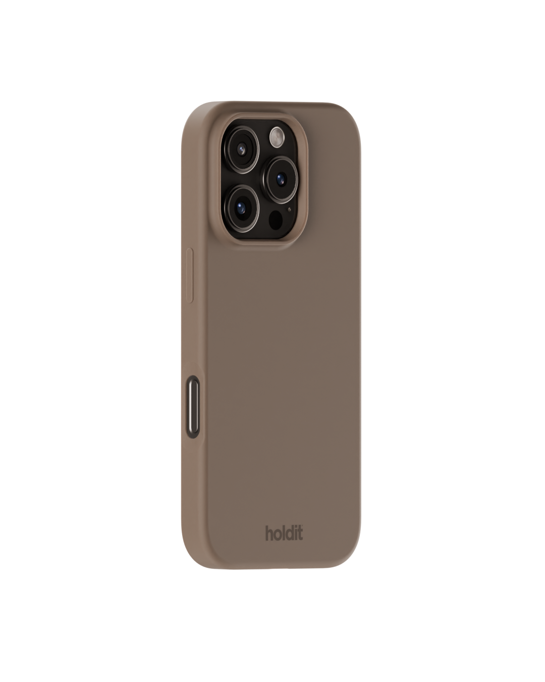 iPhone 16 Pro Silicone Case, Mocha Brown