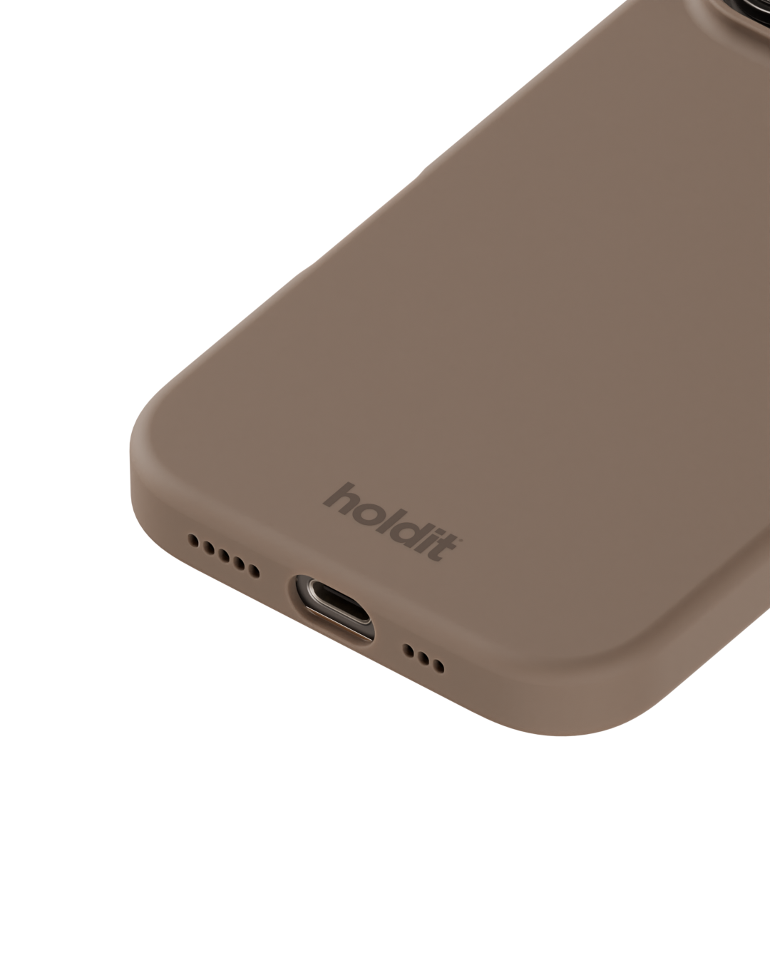 iPhone 16 Pro Silicone Case, Mocha Brown