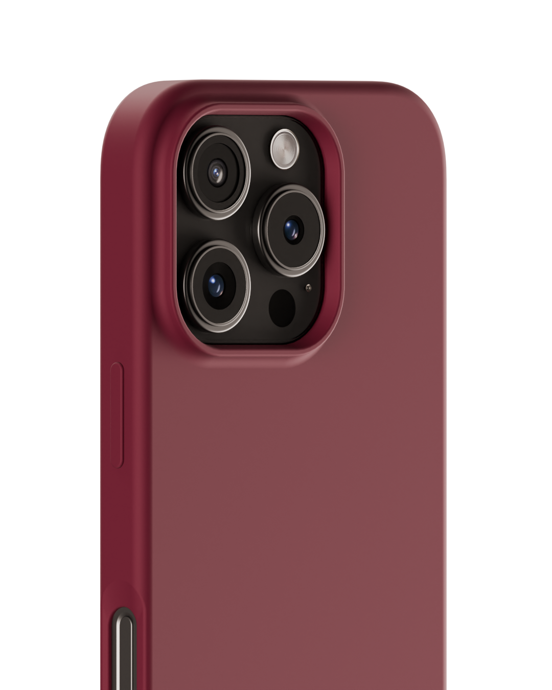 iPhone 16 Pro Silicone Case, Red Velvet