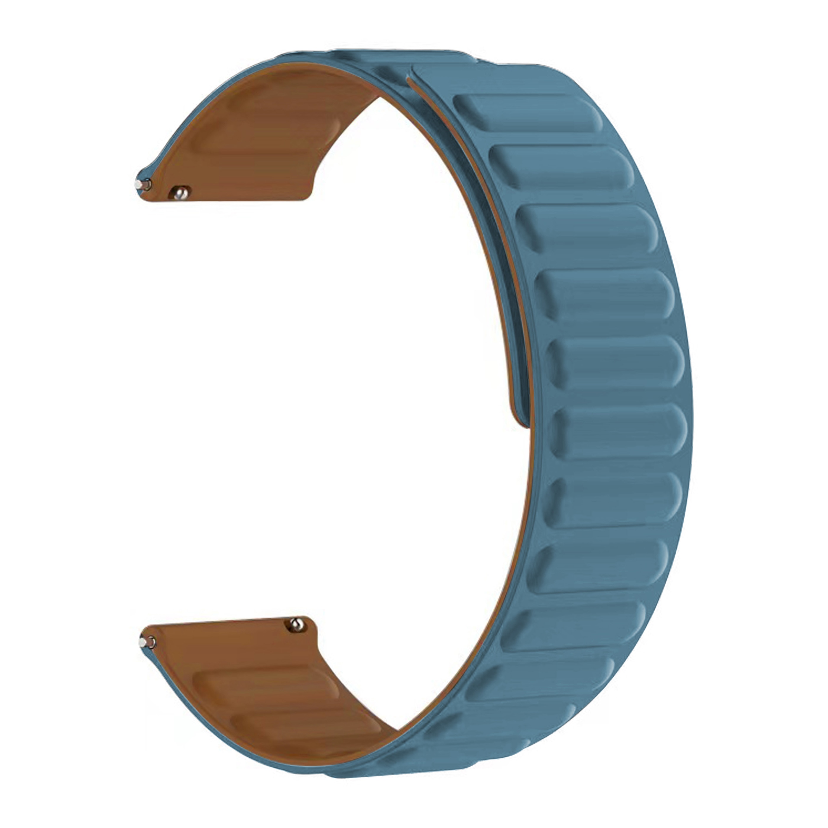 Samsung Galaxy Watch 7 44mm Armband i silikon med magnetstängning, blå