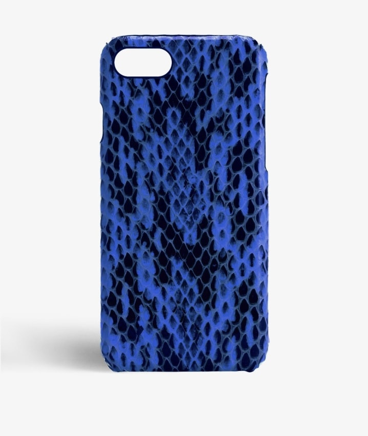 iPhone 7 Skal Real Water Snake Cobalt