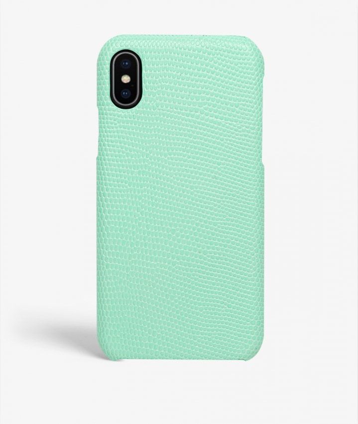 iPhone X/XS Skal Lizard Menta