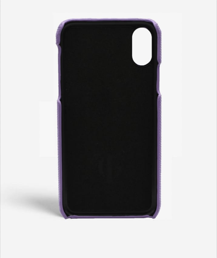 iPhone X/XS Skal Lizard Violet