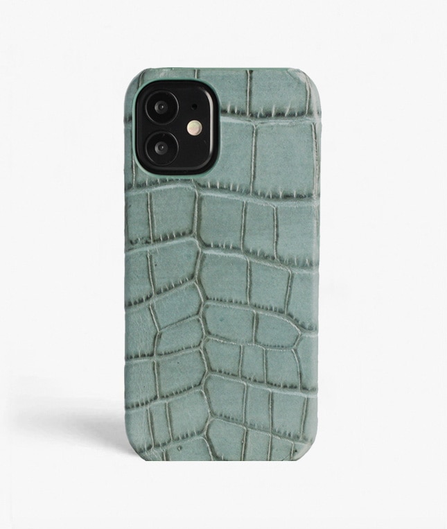 iPhone 13 Mini Skal Croco Teal