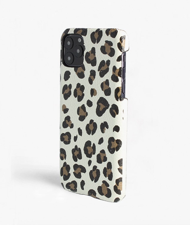 iPhone 11 Pro Max Skal Leopardo Calf White