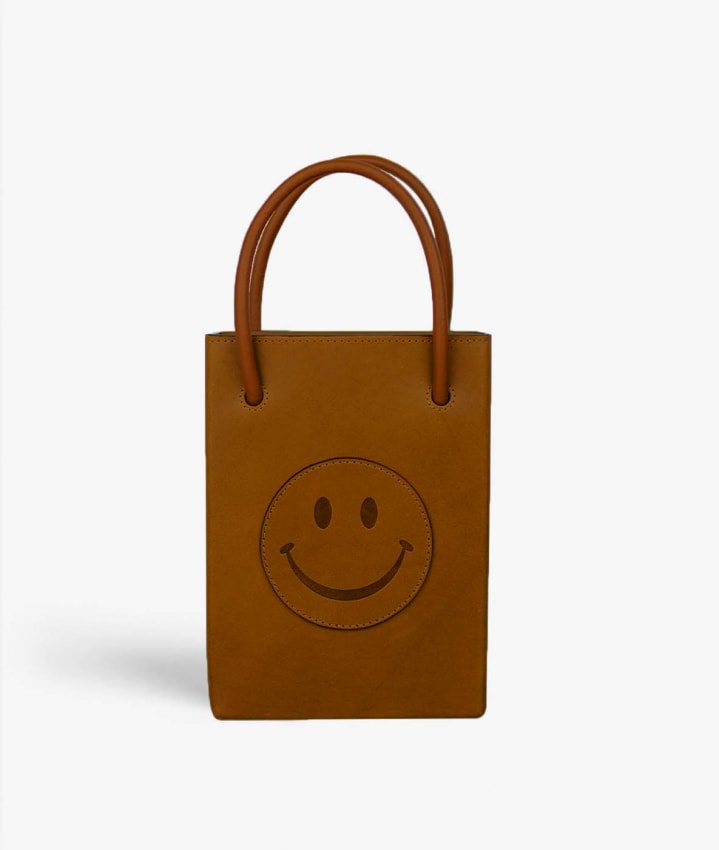 Essential Crossbody Väska Smiley Vegetable Tanned Brown