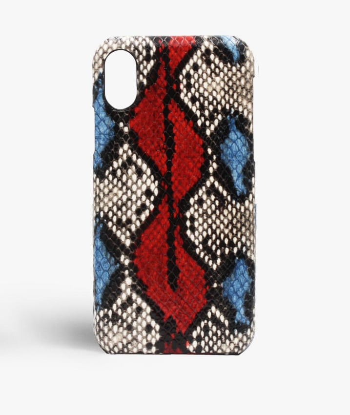 iPhone Xs Max Skal Snake Cobalt/Red