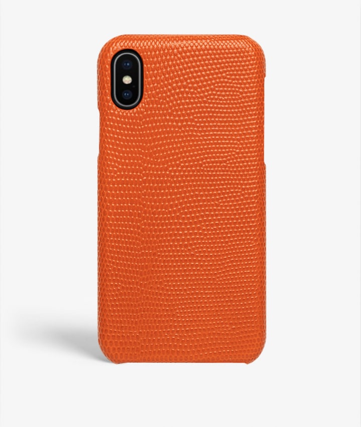 iPhone X/XS Skal Lizard Orange