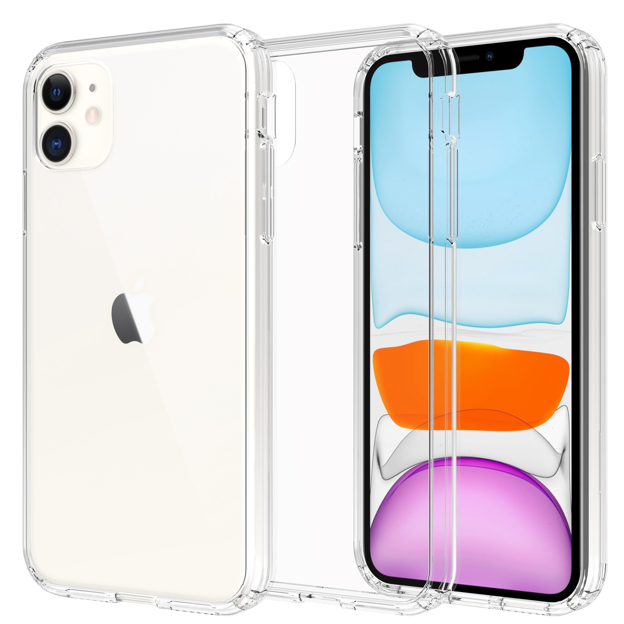 iPhone 11 Crystal Hybrid-skal, transparent