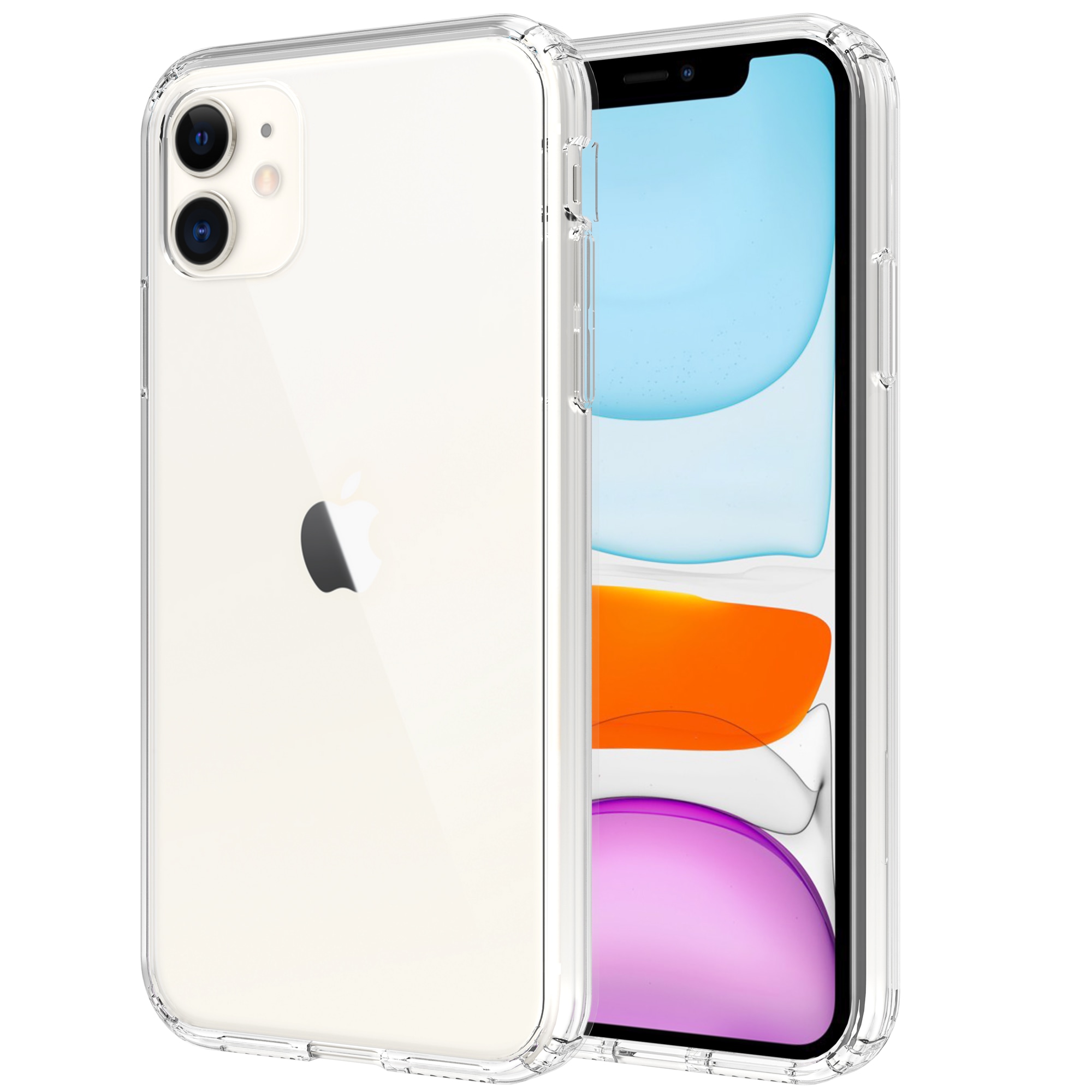 iPhone 11 Crystal Hybrid-skal, transparent