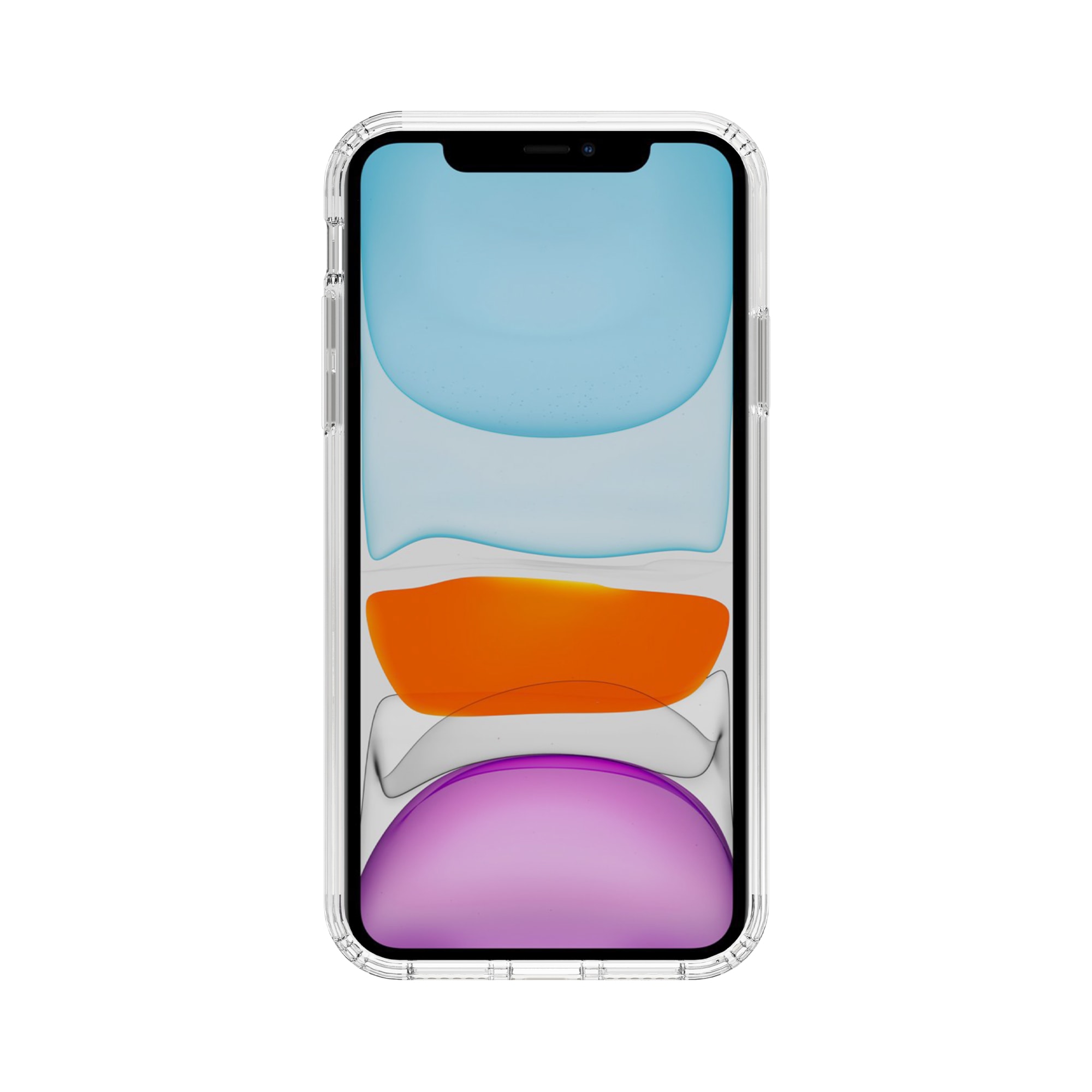 iPhone 11 Crystal Hybrid-skal, transparent