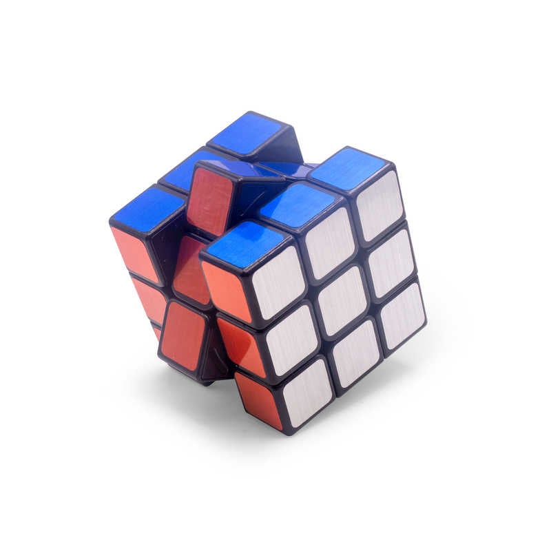 Metallic Muddle Puzzle Cube